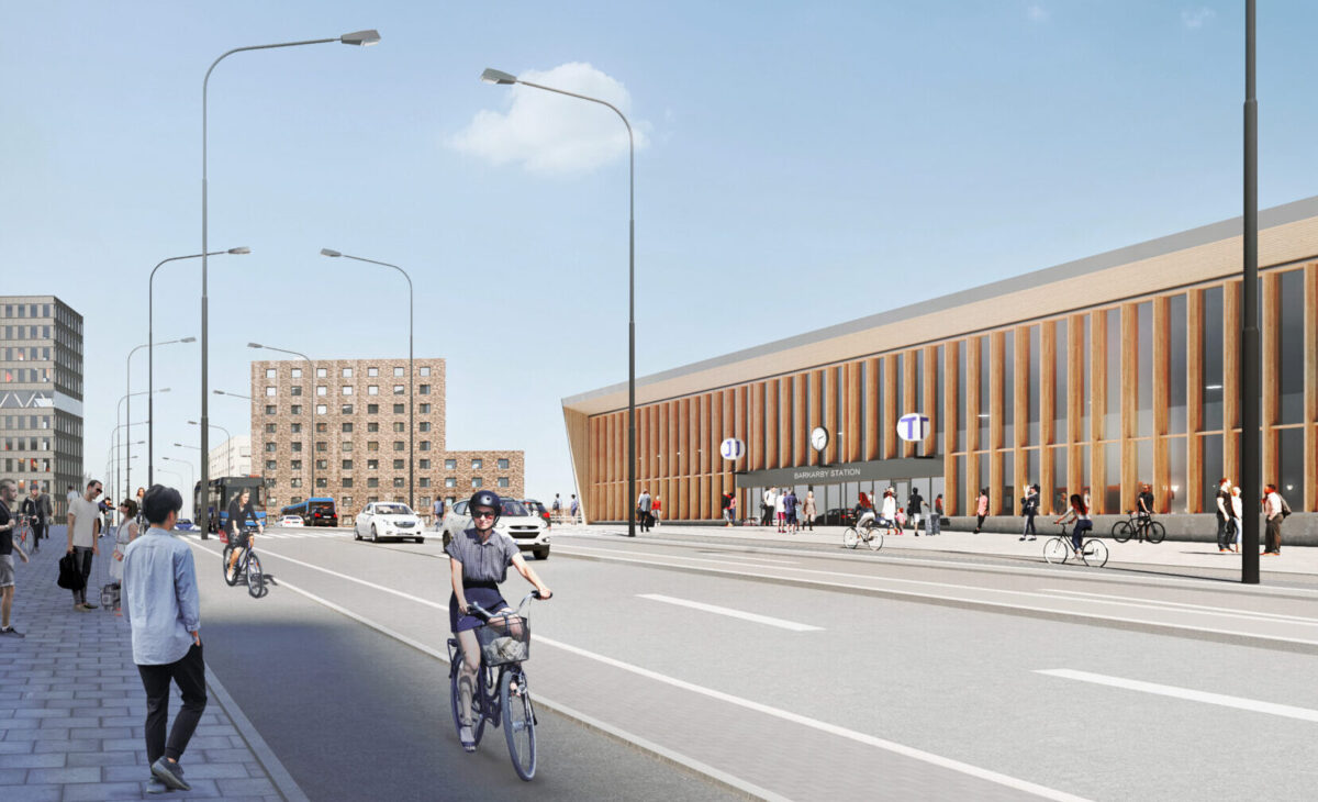 Ny entré till pendeln öppnar i Barkarby