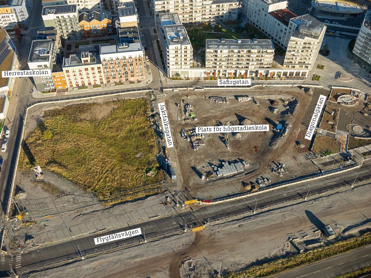 Nu får Barkarbystaden högstadieskola