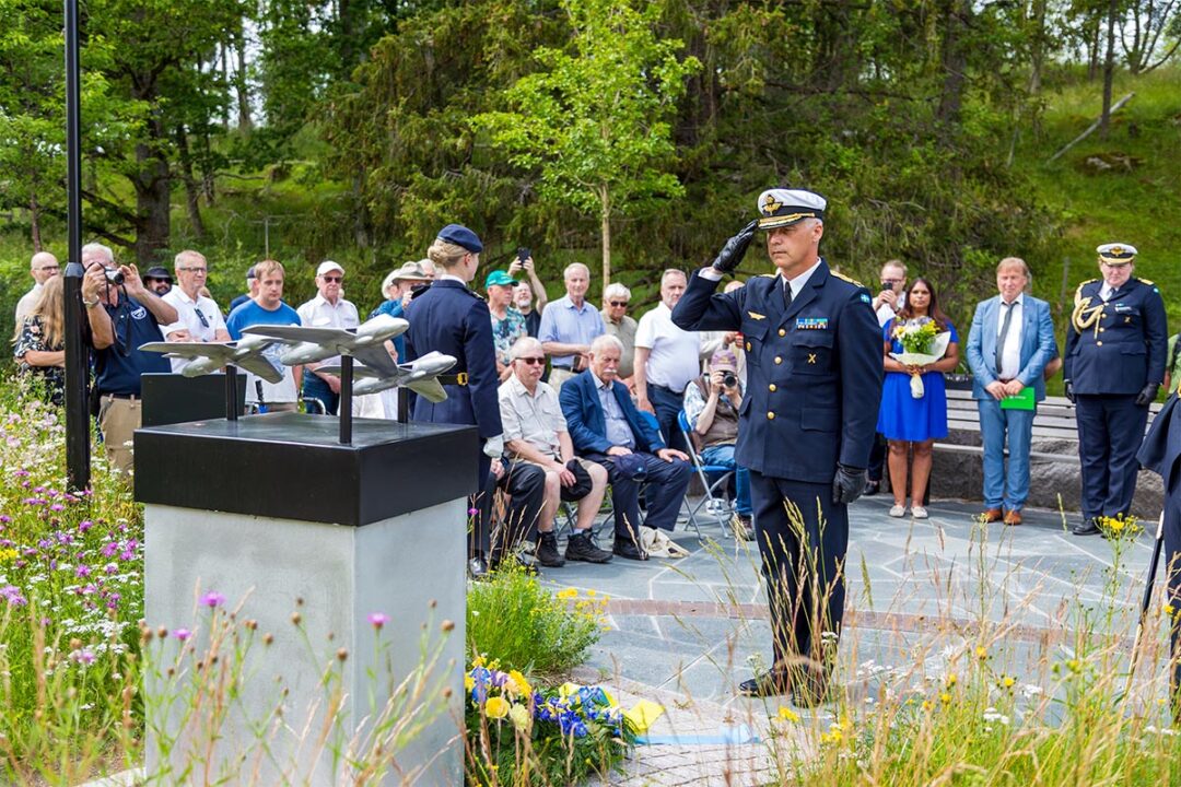 Flygvapenchefen besökte Barkarbystaden