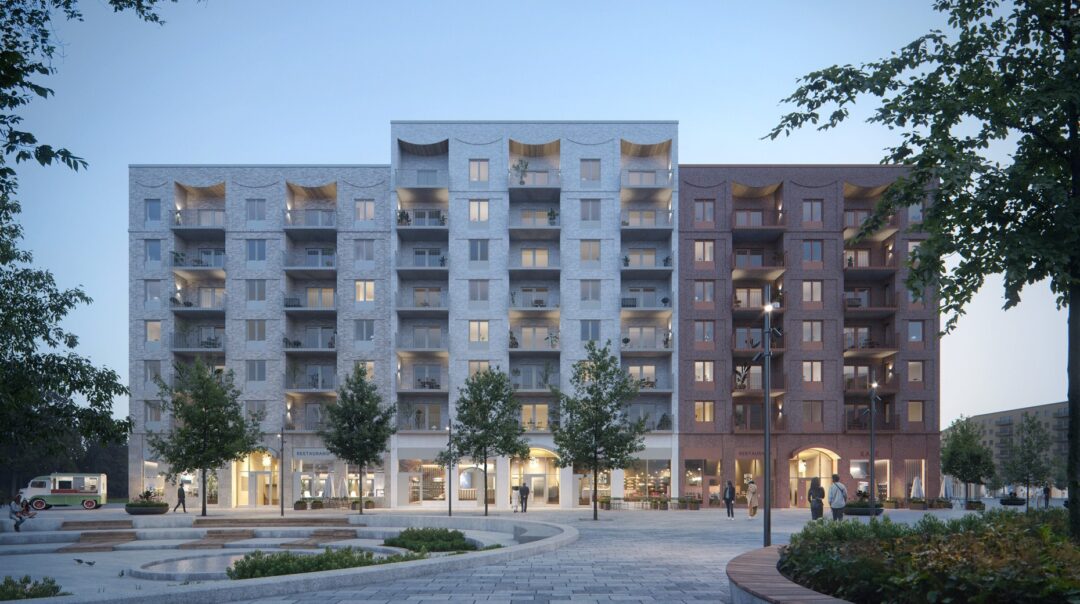 Visionbsbild kvarteret Barkarbyporten