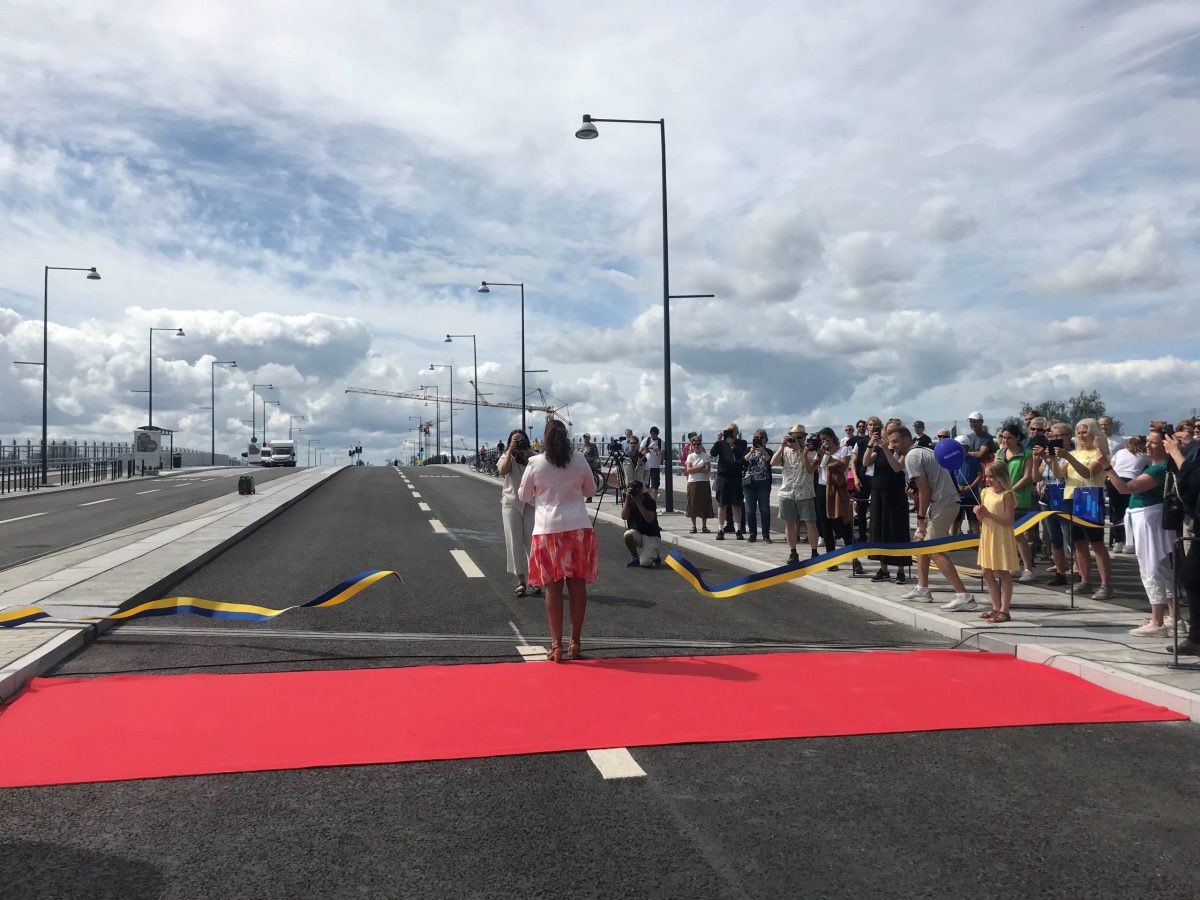 Invigningen av Veddestabron