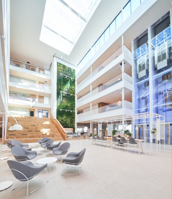 Huvudkontor Lidl, inomhus